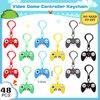 Jadive 48 Pcs Video Game Party Favors Game Controller Keychains Gamer Birthday Party Supplies Video Game Pendant Ornament for Christmas Kid Boy Girl Gift Souvenir Reward Goodie Bag Fillers, 6 Colors