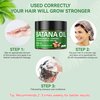 ZIIDII Raw Batana Oil for Hair Growth 100% Natural Raw and Pure Unrefined Batana Oil Dr. Sebi Organic Hair Oil,Prevent Hair Loss,Restores Damaged Hair and Scalp,Moisturize Scalp 4.05 OZ