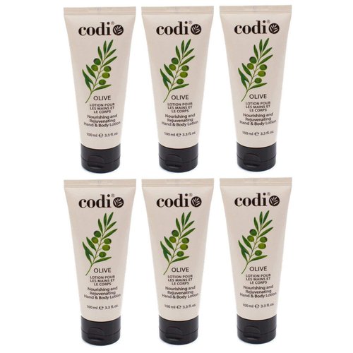 Codi Olive Hanf and Body Lotion 100ml / 3.3 fl oz (Pack of 6)