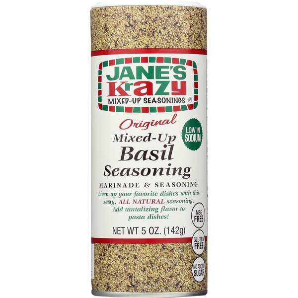 Jane's Krazy Seasonings Mixed-Up Basil Seasoning, 5 Ounce