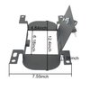 Hooke Road RAM Rear Seat Floor Locking Storage Box Compatible with Dodge RAM 1500/2500/3500 09-18 Pickup Truck