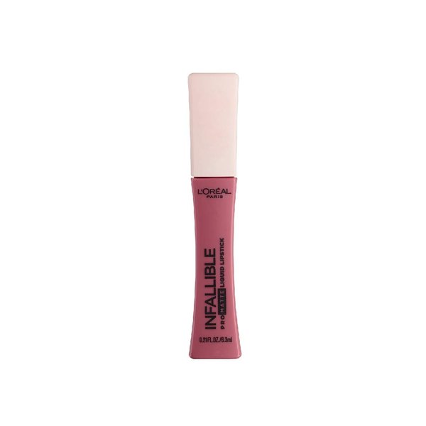 L'Oreal Paris Makeup Infallible Pro Matte Les Macarons Scented Matte Liquid Lipstick, Highly Pigmented, Longwear, Waterproof and Smudge Proof, Dose of Rose, 0.21 fl; oz.