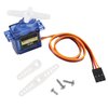 D-FLIFE 4pcs SG90 Micro Servo Motor Mini Servo SG90 9g Servo Kit for RC Helicopter Airplane Car Boat Robot Arm/Hand/Walking/Servo Door Lock Control with Cable