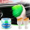 SINGARO Car Cleaning Kit, Universal Car Interior Cleaning Gel and Detailing Brush, Car Putty with 2 Soft Brush Accessories, Car Slime and Dust Brush, Cleaner Gifts for Men Women