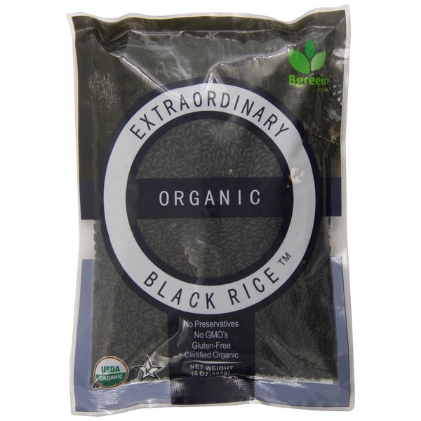 Bgreen Organic Black Rice, 16 Ounce