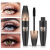 2PCS 4D Silk Fiber Mascara my amazing lash mascara Waterproof mascara black volume and length for Long, Full lashes that Last All Day