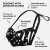 CollarDirect Leather Basket Dog Muzzle for Boxer, English American Bulldog Secure Anti-Barking Biting Chewing Adjustable Breathable (Black)
