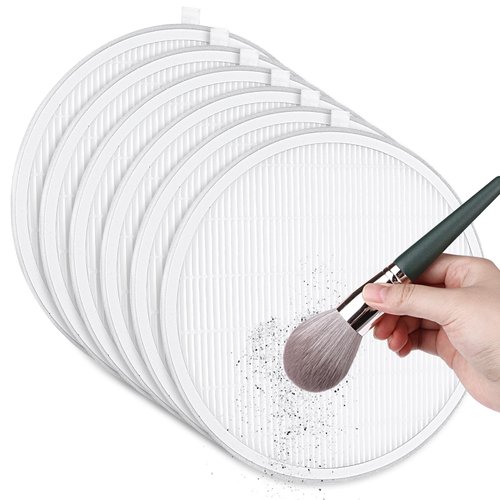 6 Pcs Nail Dust Collector Filter Replacement Filter Reusable Dust Collector Filter No Spilling Dust Filter for Nail Dust Machine Manicure Tools Nail Salon Home Use Easy to Clean Extractor