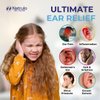 Natrulo Natural Ear Drops for Kids Ear Infection Treatment – Organic Children Ear Oil Drops Relieves Ear Aches, Itchy Ears, Infections, Swimmer's Ear, & Loosens Wax – Kids Safe, Made in USA