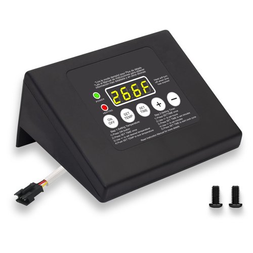 990050048 Digital Control Thermostat Panel Kit for Masterbuilt with LED Digital Display Top Controller Fits Compatible with Masterbuilt ESQ30B/70070106/20070106 and More Electric Smoker Grill Models