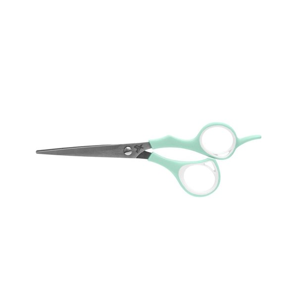 Cricket Style Xpress IT'S MINT TO BE 5.75" Shears Hair Cutting Scissors with Sharp, Durable, Micro Serrated Beveled Blades for Dry and Wet Hair Cuts, Mint Green