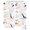 ALLYDREW 12 Sheets Blossoms Flower Water Slide Nail Art Nail Decals Water Transfer Nail Art