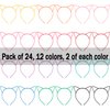 COCIDE 24 Pcs Cat Ears Headbands Plastic Taylor Party Decorations Headbands for Girls Gabby Dollhouse Party Favors Birthday Supplies for Women Halloween Hair Accessories Hair Hoops Costume