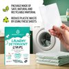 MomRemedy Laundry Detergent Sheets with Powerful Stain Fighting Enzymes - Made in EU, Sulfate Free, Zero Waste Laundry Sheets Detergent in Recyclable Packaging - Travel Friendly 60 Count (Fresh Scent)