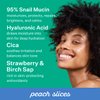 Peach Slices | Snail Rescue All-in-One Oil Free Face Moisturizer | 95% Snail Mucin | Lightweight, Long-Lasting Hydration | Silicone-Free | Face Cream | Skin Care | Clean & Cruelty-Free | 2.82 oz