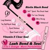 DIY Lash Extension Kit 280pcs Lash Clusters D Curl Eyelash Extension Kit Individual Lashes with Lash Bond and Seal Lash Applicator Easy to Apply at Home(60D+80D-9-16mix Kit)