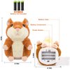 Qrooper Toddler Toys Talking Hamster Repeats What You Say Stuffed Animals Toys for Kids, Talking Toys for 2 3 Year Old Girl Boy, Interactive Autism Sensory Toys for Kids Gifts