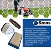 Stens Air Filter 100-222 Compatible with Tecumseh ECV100, LEV90, LEV100, LEV115, OVRM60 and TC300 33342, 63087A, 35066, 740019B, 740095