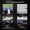 ​​Clidr Car Dashboard Cover Silicone Non-Slip for Lexus RX300 RX330 RX350 4rd SUV 2004 2005 2006 2007 2008 2009 Dash Mat Anti-UV Carpet (Black Edge)