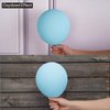 PartyWoo Light Blue Balloons, 120 pcs 5 Inch Matte Blue Balloons, Blue Balloons for Balloon Garland or Balloon Arch as Party Decorations, Birthday Decorations, Baby Shower Decorations, Blue-Y4