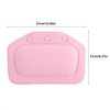Bath Pillow, Bathtub Head Neck Support, Soft Foam Padded Spa Tub Headrest Back Shoulders Support Cushion Bathroom (Pink)