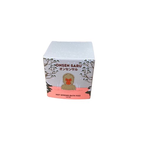Himalayan Pink Salt Magnesium Onsen Bath Fizz Cube - 4.8oz - Handcrafted in Small Batches
