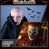 2 Packs Halloween Bald Caps Makeup Latex Bald Head Wig Cap Bald Hat Costume Accessories for Adults (Assorted Style)