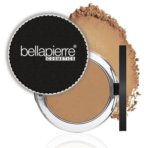 bellapierre Compact Mineral Foundation SPF 15 | Vegan & Cruelty Free | Full Coverage | Hypoallergenic & Safe for All Skin Types | Oil & Talc Free - 0.35 Oz - Brown Sugar
