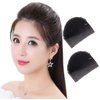 ericotry 2Pcs Charming Hair Comb Bump It Up Volume Inserts Bo Beehive Hair Base Insert Cushion Pad Hair Stick Bun Maker Hair Accessories for Women Lady Girl (Black)