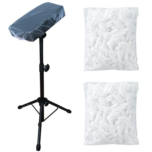 Disposable Arm Rest Tray Liner, Stand Cover with Elastic, Easy to Use for Most Tattoo Trays (11in*12.6in, Week Length 41in)