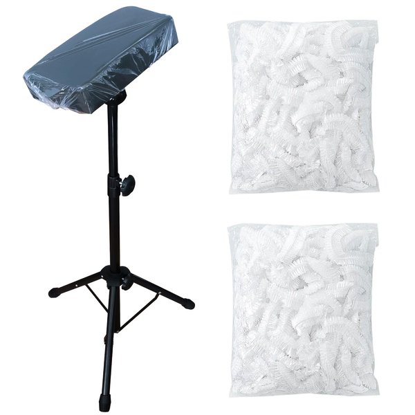 Disposable Arm Rest Tray Liner, Stand Cover with Elastic, Easy to Use for Most Tattoo Trays (11in*12.6in, Week Length 41in)