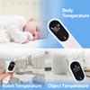 Berrcom No-Touch Forehead Thermometer for Adults, Kids, and Babies, Digital Infrared Medical Thermometers with Fever Alarm, LED Display, Dual Probe Technology