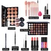 MAEPEOR All In One Makeup Kit for Girls Women 27 Piece Full Makeup Gift Set with Eyebrow Pencil Eyeliner Eyeshadow Palette Mascara Foundation Concealer Lip Gloss Lipstick Makeup Remover Makeup Brush (POP004B)