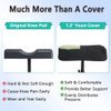 Mybow Knee Scooter Pad for Comfort Knee Walker Pad Cover Cushion Scooter for Broken Foot Leg Injury Knee Cushion Roller Scooter Padding Medical Foam Cushion Seat Cover (Black)
