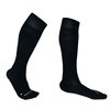 HOYISOX Big and Tall Compression Socks 20-30 mmHg, Comfortable Knee High Socks for Men and Women (as1, alpha, 3x_l, regular, regular, Black)