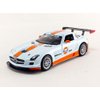 Motormax Mercedes Benz SLS AMG GT3 with Gulf Livery Light Blue with Orange Stripe 1/24 Diecast Model Car