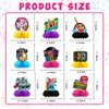 IADIUENOG 80s Honeycomb Centerpieces 9 Pieces 80's Party Decorations Hip Hop Party Table Toppers Retro Nostalgic Birthday Disco Rock Party Supplies