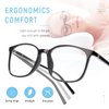 Gaoye 2 Pack Blue Light Blocking Glasses Women/Men, Computer Gaming Fake Eyeglasses Anti UV Ray-Spring Hinge