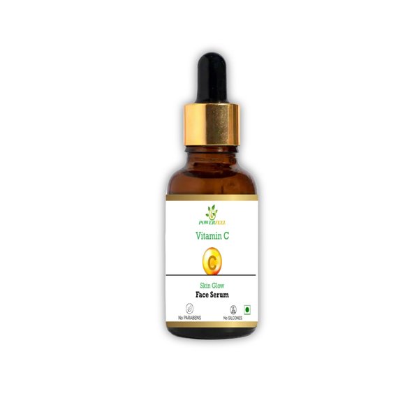 POWERFEEL, Vitamin C Face Serum – Anti Aging Face & Eye Serum with Vitamin C, Hyaluronic Acid, Vitamin E – Brightening Serum, Dark Spot Remover, Even Skin Tone,
