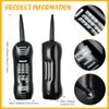 Leitee 5-Piece PVC 80s 90s Party Set: Inflatable Microphones, Boombox, Mobile Phone, Glasses - Disco Birthday Decorations for Teenagers