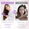 CIYOUYJXDIAN Vented Detangling Hair Brush Hair Scalp Massager Shampoo Brush (Purple-1)