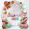Christmas Balloon Garland Arch Kit, 119Pcs Christmas Balloons with Candy Cane Balloons for Christmas Party Decorations Xmas New Year Christmas Birthday Party Supplies