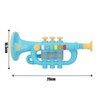 Musical Instruments, Kid Trumpet Children Preschool Music Toy for Boys and Girls(Blue)
