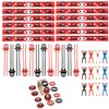 48 PC Ninja Party Pack Ninja Party Favors - Chop Sticks, Slap Bracelets, Stickers, Wall Climbers