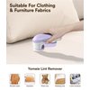 Yomeie Fabric Shaver, Rechargeable Sweater Shaver, Lint Shaver with 6-Leaf Blades, Electric Lint Remover for Clothes & Furniture, Couch Pilling Remover Depiller for Removing Fuzz, Lint, Pills, Bobbles