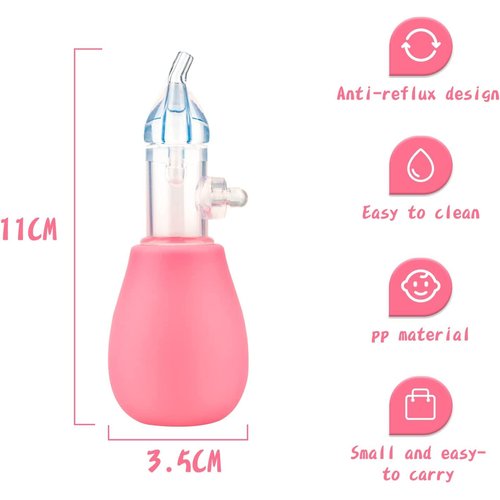 Esonto Baby Healthcare and Grooming Kit, Baby Safety Set Newborn Nursery Health Care Set with Hair Brush Scale Measuring Spoon Nail Clippers (20pcs, Pink)