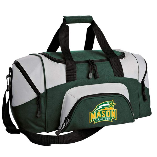 SMALL George Mason Duffle Bag George Mason University Gym Bag Official GMU Merchandise