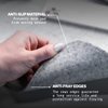 DELTAHUB - Minimalistic Felt Desk Protective Pad, Anti-Fray, Anti-Slip, Easy to Clean, Easy Glide, Long Lasting, Sleek Design, Comfortable, Resistant, Desk Mat, PC, Mac, Laptop - Small (11x25inch)