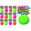 Stretchy Dough Ball (3 Balls) Fidget Toy Stress Balls for Adults and Kids. Neon Color Slow Rising Squishy Balls Autism Sensory Products. Stress Relief Toy Therapy Putty 401-3s