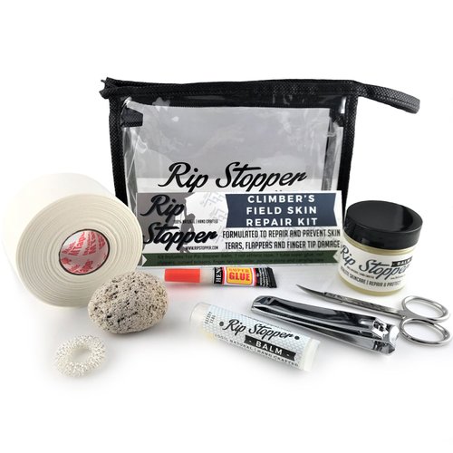 Rip Stopper Climbing Skin Repair Kit | All Natural, Hand Crafted | Premium Skin Maintenance Climber Salve | Repair/Prevent Flappers, Fingertip Damage, Pits, Skin Tears, Cracks, Rips | Callus Hydration